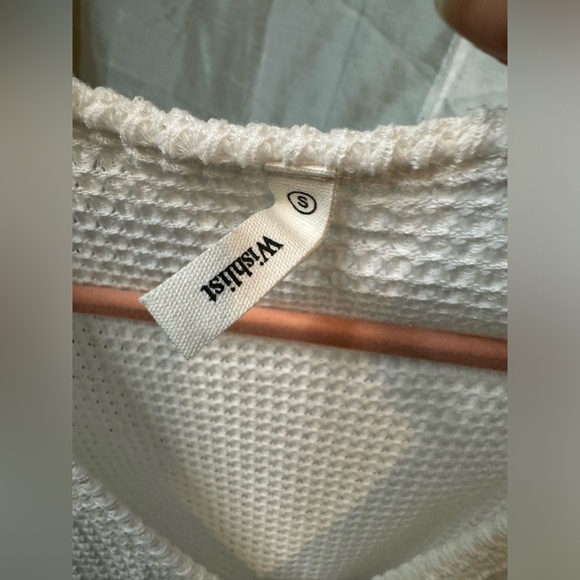 Longline Ivory Button Down Cardigan - Picture 9 of 11